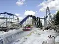 Diese Wasserachterbahn im Europa-Park ist Wildwasserbahn und Achterbahn zugleich.
