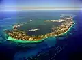 Die Insel Bermuda von den Bermudas-Inseln