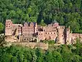 Das Schloss Heidelberg ist zu einem großen Teil nur noch Ruine.
