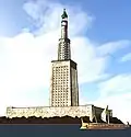 Eines der Sieben Weltwunder: So vielleicht hat der Leuchtturm von Pharos ausgesehen.