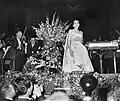 Die Sopranistin Maria Callas war für das Singen von Arien bekannt.