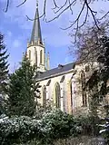 Die Martin-Luther-Kirche in Gütersloh-Mitte