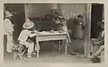 Altes Foto einer Familie in Mexiko