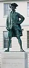 Statue von James Cook in Greenwich bei London