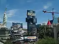 Eine Kopie in der Stadt Las Vegas: Sie ist insgesamt „nur“ 46 Meter hoch.