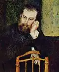 So malte Pierre-Auguste Renoir seinen Freund Alfred Sisley. Dieser war ebenfalls ein impressionistischer Maler.