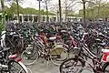 An vielen Bahnhöfen wie hier in Göttingen gibt es einen riesigen Parkplatz für Fahrräder.