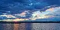 Das ist Rust am Abend, die kleine Stadt liegt auch am Neusiedler See