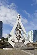 Ebenfalls in Santa Cruz de Tenerife steht diese bewegliche Statue.