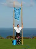 Das sind die längsten Stricknadeln.