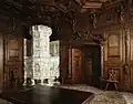 Kachelofen aus dem 17. Jahrhundert