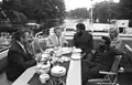 Regierungschef Maurice Bishop war für den Kommunismus und besuchte im Jahr 1983 die DDR.