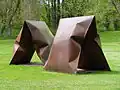 Im Kurpark von Bad Salzhausen in Hessen: Rudolf Tschudin hat sich diese Skulptur ausgedacht.