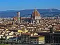 Florenz, wo Michelangelo gearbeitet hat