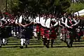 Eine Pipe Band in Kalifornien