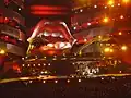 Bühne auf einem Konzert