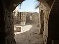 Diese Maria geweihte Kirche in Jerusalem gehörte dem Deutschen Orden und ist heute eine Ruine.