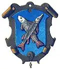 Das Wappen einer Fischerzunft