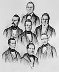Diese Männer bildeten im Jahr 1848 den ersten Bundesrat der Schweiz.