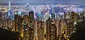 In der chinesischen Stadt Hongkong stehen 355 Wolkenkratzer.
