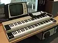 Ein Synthesizer, ein elektronisches Musikinstrument, aus den Jahren nach 1970