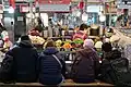Küche in einer Markthalle