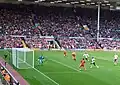 Während einem Spiel in Anfield