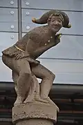 Eulenspiegelbrunnen in Magdeburg. Auch in dieser Stadt ist er angeblich gewesen.