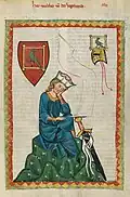 Der berühmte Dichter Walther von der Vogelweide