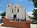 Eine Kirche im portugiesischen Baustil