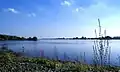 Der Fluss fließt auch durch das Bundesland Mecklenburg-Vorpommern, hier bei Dömitz.