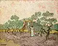 Im Jahr 1889 hat Vincent van Gogh diese Oliven-Pflückerinnen gemalt.