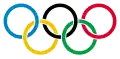 Die fünf Olympischen Ringe stehen für fünf Kontinente.