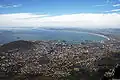 Das Kap der Guten Hoffnung vom Tafelberg aus gesehen