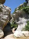 Diese Schlucht hat ein Fluss gegraben.