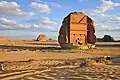 Ruinen einer alten Burg in Mada'in Saleh im Norden von Saudi-Arabien
