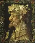 Der Herbst auf einem Gemälde von Giuseppe Arcimboldo, im Jahr 1575