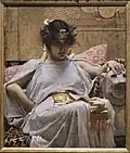 Eines der bekanntesten Gemälde über Kleopatra stammt aus dem Jahr 1887. Gemalt hat es John William Waterhouse.