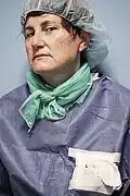 Im März 2020: Diese italienische Ärztin arbeitete 12 Stunden lang ohne Pause. Wegen der Corona-Maske hat sie rote Stellen im Gesicht.