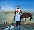 So könnte ein Ritter des Tempelordens ausgesehen haben.