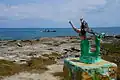 Statue einer Seejungfrau in Brasilien