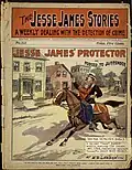 Eine der Groschenromane über Jesse James