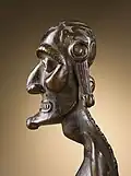 Eine Skulptur von der Osterinsel, etwa aus dem Jahr 1830