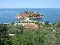 Auf der Insel Sveti-Stefan gibt es nur Hotels.