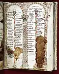 Eine alte Handschrift aus der Stiftsbibliothek