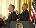 Im Jahr 2016 erhielt er eine Auszeichnung von Präsident Barack Obama.