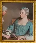 Vor 250 Jahren: Nur die reichsten Leute konnten sich Schokolade leisten, wie diese adlige Dame.