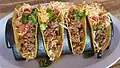 Tacos mit gehacktem Rindfleisch