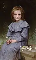 Auch dieser Maler mochte Gänseblümchen.