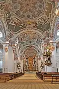 Die Klosterkirche von Einsiedeln zeigt den Barock in der Schweiz am besten.